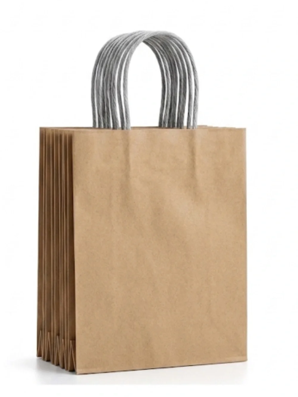 9 Natural Brown Gift Bag with Handles